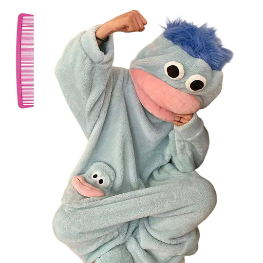 Cozy Coral Fleece Character Pajamas