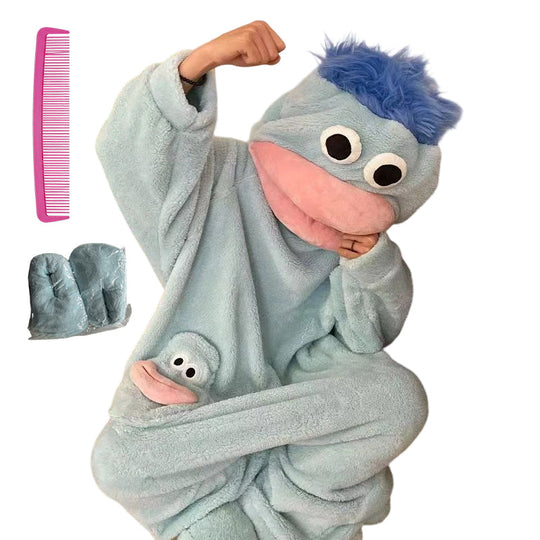Cozy Coral Fleece Character Pajamas