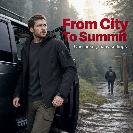 🔥 SALE 50% OFF💥 Men's Waterproof Insulated Outdoor Jacket💦 Built for Wind & Rain