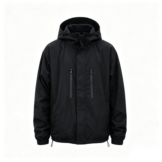 ⌛Limited-Time Offer-Windproof Hooded Cargo Jacket Waterproof Outdoor Streetwear Coat