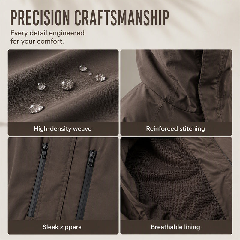 ⌛Limited-Time Offer-Windproof Hooded Cargo Jacket Waterproof Outdoor Streetwear Coat