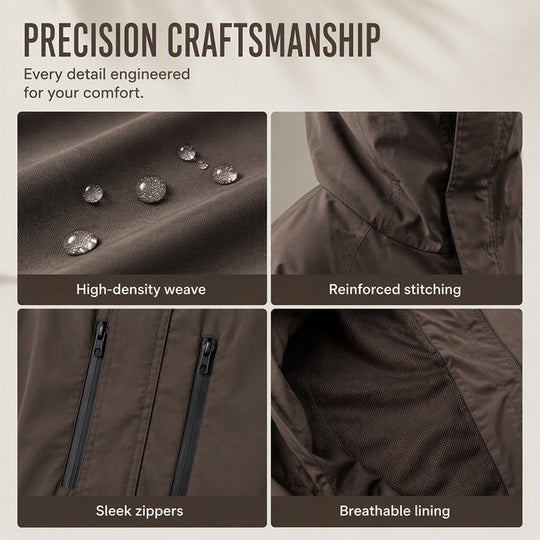 ⌛Limited-Time Offer-Windproof Hooded Cargo Jacket Waterproof Outdoor Streetwear Coat