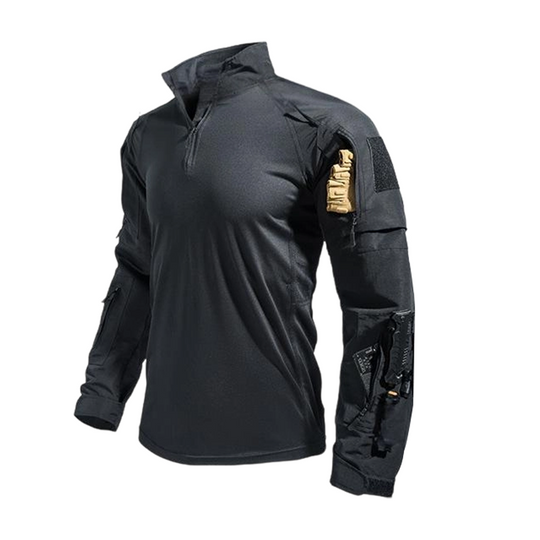 Built Tough, Moves Easy | Men's Multi-Pocket Quarter-Zip Tactical Top