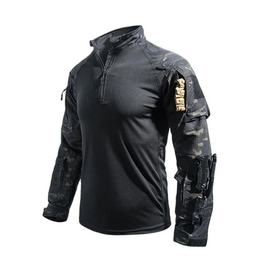 Built Tough, Moves Easy | Men's Multi-Pocket Quarter-Zip Tactical Top
