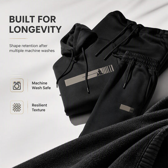 ⏳LAST DAY SALE ONLY ￡37.99!!🚀FREE SHIPPING✨Men's Hooded Sweatshirt & Sweatpants 2-Piece Set – Cosy, Comfortable & Effortlessly Casual