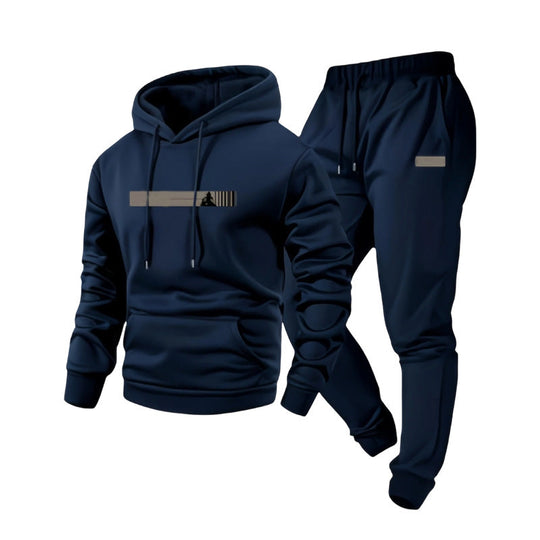 ⏳LAST DAY SALE ONLY ￡37.99!!🚀FREE SHIPPING✨Men's Hooded Sweatshirt & Sweatpants 2-Piece Set – Cosy, Comfortable & Effortlessly Casual