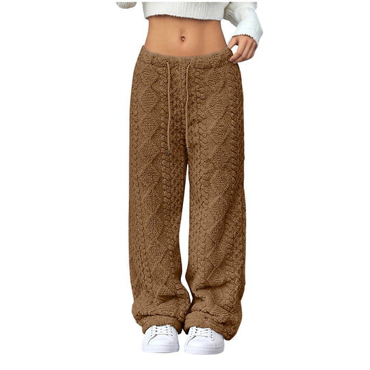 Women's Casual Straight-Leg Drawstring Pants