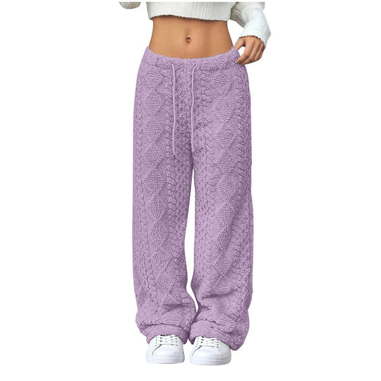 Women's Casual Straight-Leg Drawstring Pants