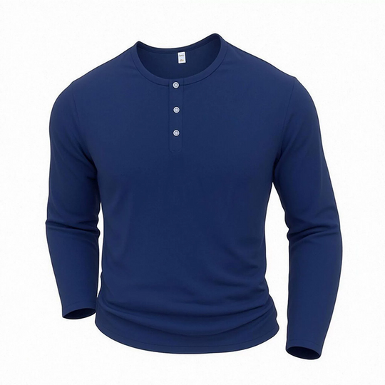 🖤Black Friday Sale:50% OFF🖤Men's Casual Henley Neck Long Sleeve Shirt