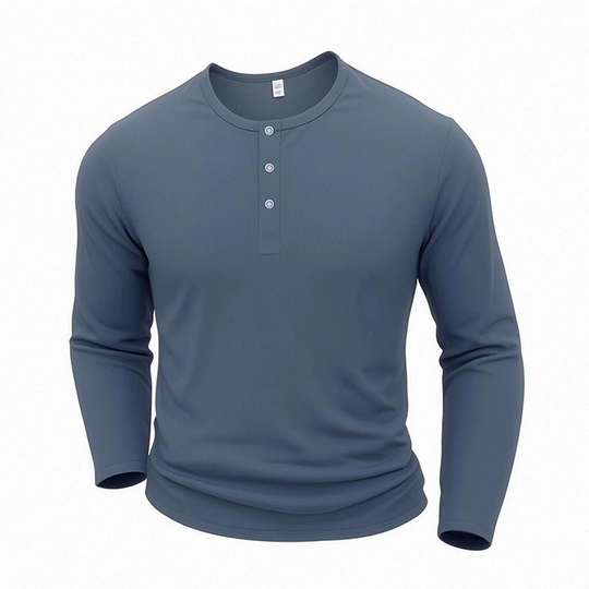 🖤Black Friday Sale:50% OFF🖤Men's Casual Henley Neck Long Sleeve Shirt