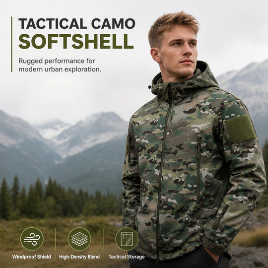 Men's Outdoor Camouflage Hooded Jacket 🚀𝘍𝘳𝘦𝘦 𝘚𝘩𝘪𝘱𝘱𝘪𝘯𝘨