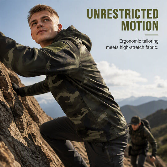 Men's Outdoor Camouflage Hooded Jacket 🚀𝘍𝘳𝘦𝘦 𝘚𝘩𝘪𝘱𝘱𝘪𝘯𝘨