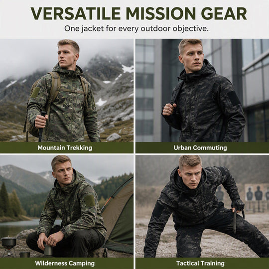Men's Outdoor Camouflage Hooded Jacket 🚀𝘍𝘳𝘦𝘦 𝘚𝘩𝘪𝘱𝘱𝘪𝘯𝘨