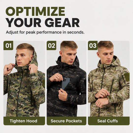 Men's Outdoor Camouflage Hooded Jacket 🚀𝘍𝘳𝘦𝘦 𝘚𝘩𝘪𝘱𝘱𝘪𝘯𝘨