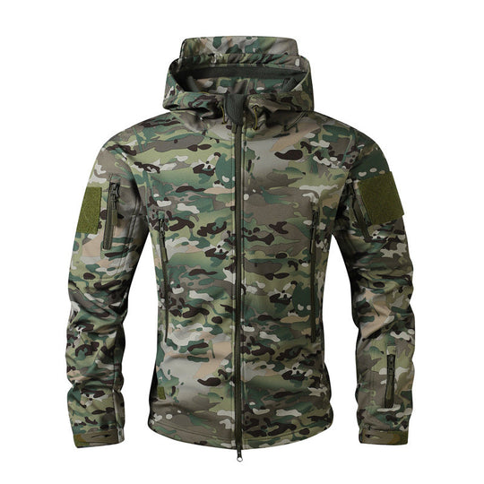 Men's Outdoor Camouflage Hooded Jacket 🚀𝘍𝘳𝘦𝘦 𝘚𝘩𝘪𝘱𝘱𝘪𝘯𝘨