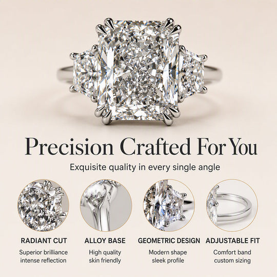 💍 LIMITED‑TIME 50% OFF! ✨ Elegant Square Cut Zircon Ring – Brilliant Sparkle, Timeless Luxury ✨