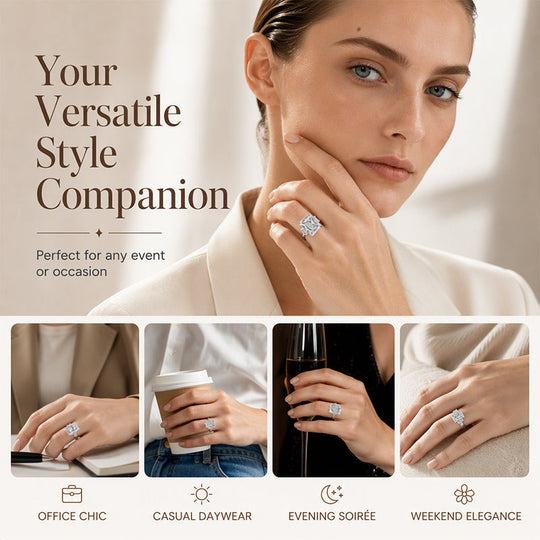 💍 LIMITED‑TIME 50% OFF! ✨ Elegant Square Cut Zircon Ring – Brilliant Sparkle, Timeless Luxury ✨