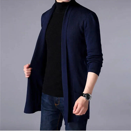 🎉This Week's Special Sales - 50% OFF✨Men's Knit Long Cardigan Jacket💝Best Gift For Him
