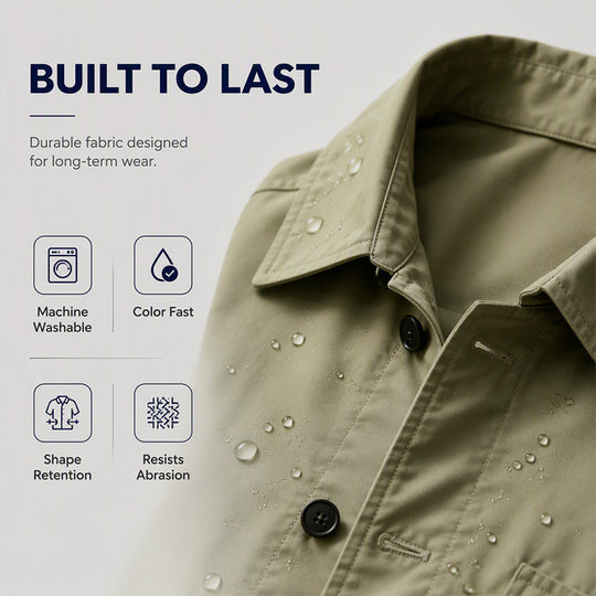 💕Free Shipping✈️Men's Waterproof Mid-Length Trench Coat