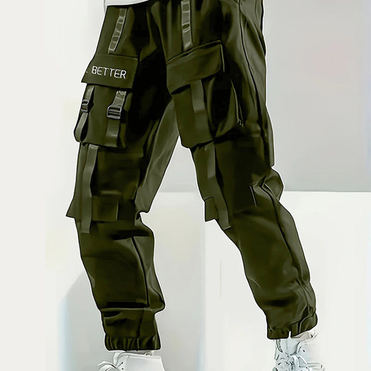 👖 More Pockets, More Freedom | Men's Techwear Harem Cargo Pants