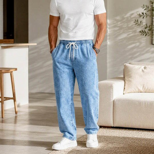👖 LIMITED-TIME 50% OFF! ✨ Men's Loose Straight-Leg Denim Pants