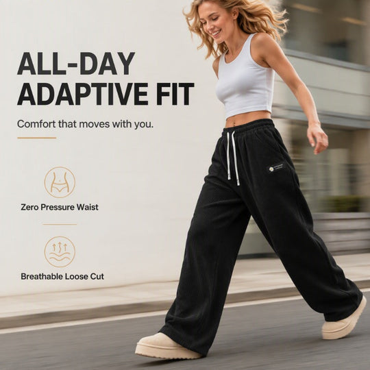 💖2026 Autumn’s Sale 50% OFF✨🍂Women’s Corduroy High- Waisted Wide-Leg Pants