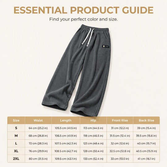 💖2026 Autumn’s Sale 50% OFF✨🍂Women’s Corduroy High- Waisted Wide-Leg Pants