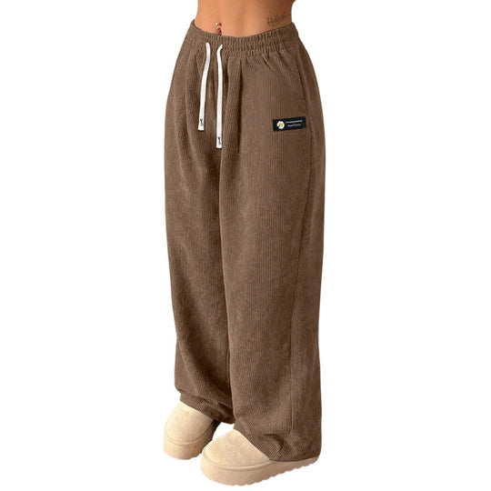 💖2026 Autumn’s Sale 50% OFF✨🍂Women’s Corduroy High- Waisted Wide-Leg Pants