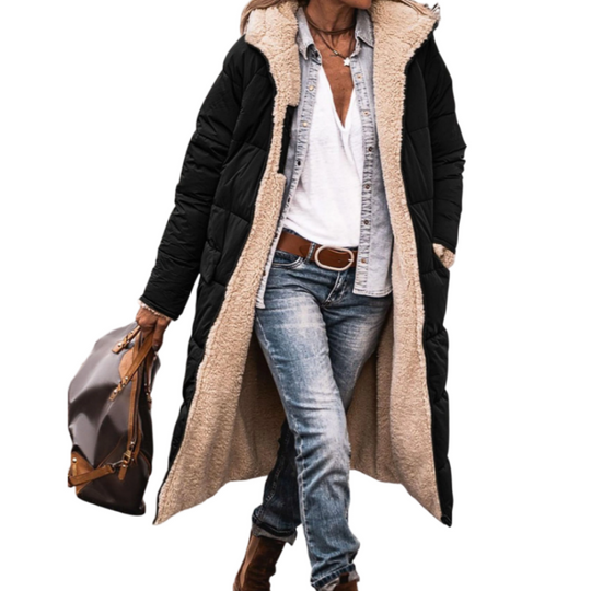 🧥 Two Looks, One Cozy Coat | Women's Reversible Hooded Padded Coat ⚡ Free Shipping