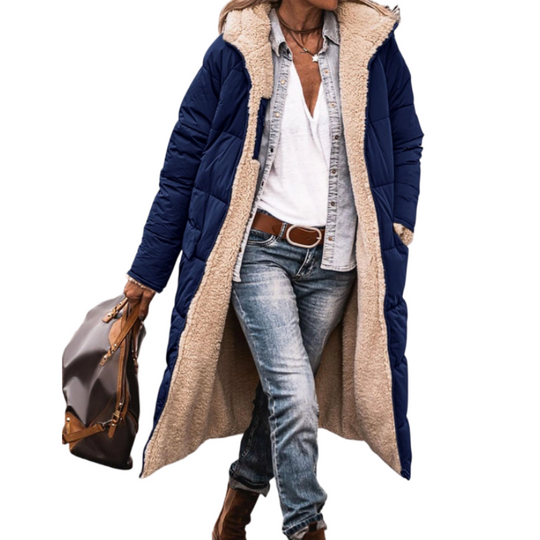 🧥 Two Looks, One Cozy Coat | Women's Reversible Hooded Padded Coat ⚡ Free Shipping