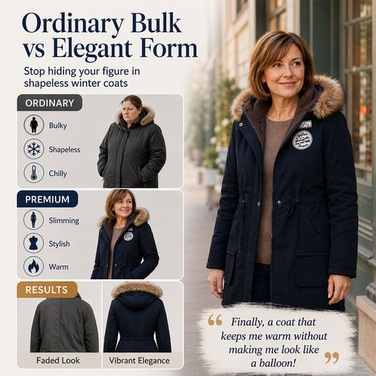 Hot Sale 50% OFF🔥Women's Warm-Lined Hooded Parka Jacket