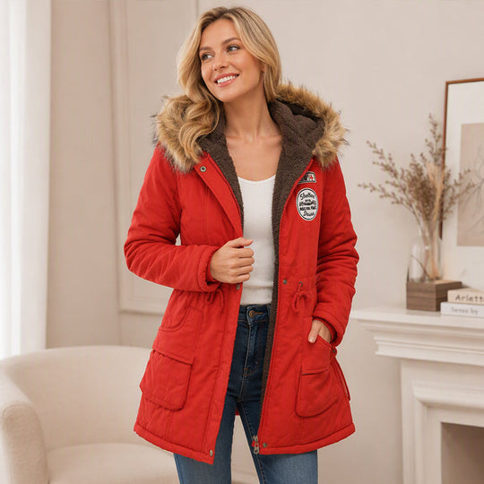 Hot Sale 50% OFF🔥Women's Warm-Lined Hooded Parka Jacket