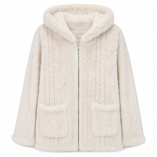 💖Black Friday Mega Deal – 50% off!💖👚✨Women's Casual Plush Solid Color Cardigan✨
