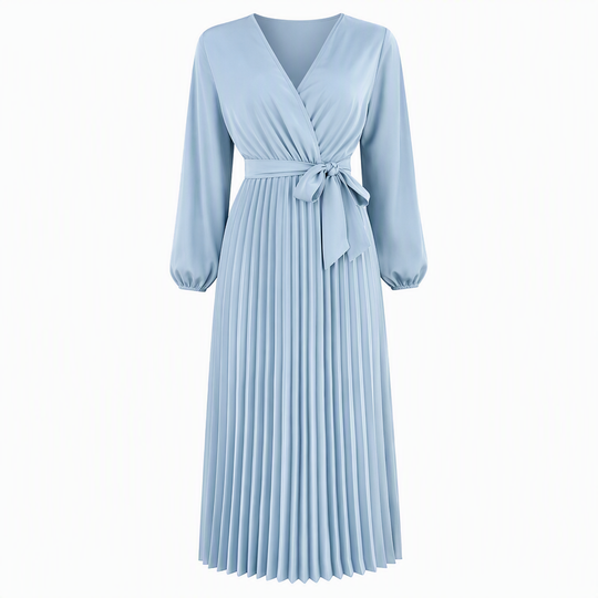 👗✨Women's Elegant Crossover V Neck Pleated Maxi Dress✨𝘉𝘶𝘺 𝘢𝘯𝘺 2 𝘢𝘯𝘥 𝘨𝘦𝘵 𝘢𝘯 𝘦𝘹𝘵𝘳𝘢 8% 𝘥𝘪𝘴𝘤𝘰𝘶𝘯𝘵