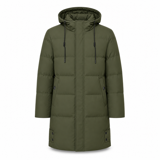 🧥 Heavyweight Warmth, Utility Storage | Men's Mid-Length Padded Coat ⚡ Free Shipping