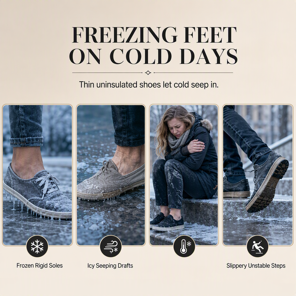 🥾 Warm Steps, Steady Grip | Women's Suede Faux-Fur Mid-Calf Boots