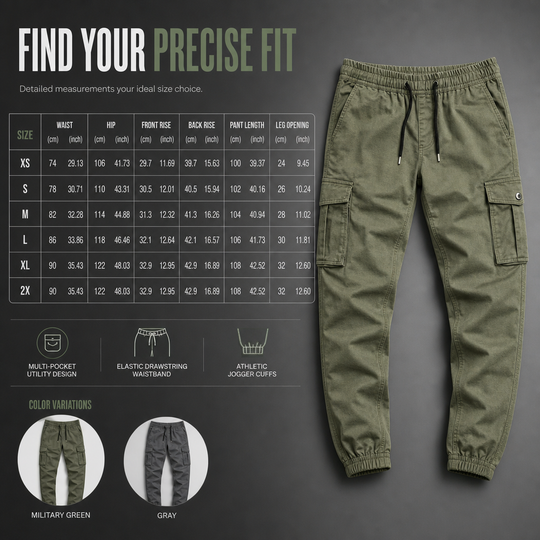 Lightweight Casual Cargo Pants Outdoor Hiking Joggers for Autumn and Winter Sports Running Training