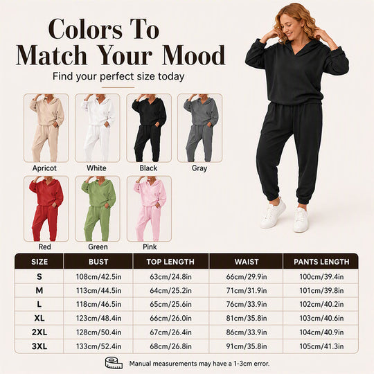 💖2026 Autumn’s Sale 70% OFF✨🍂Women's Hooded Sweatshirt & Lounge Pants Set
