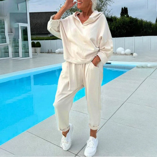 💖2026 Autumn’s Sale 70% OFF✨🍂Women's Hooded Sweatshirt & Lounge Pants Set