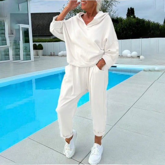 💖2026 Autumn’s Sale 70% OFF✨🍂Women's Hooded Sweatshirt & Lounge Pants Set