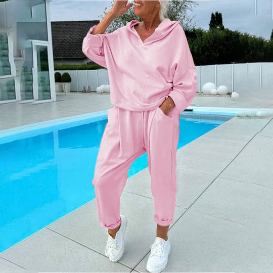 💖2026 Autumn’s Sale 70% OFF✨🍂Women's Hooded Sweatshirt & Lounge Pants Set