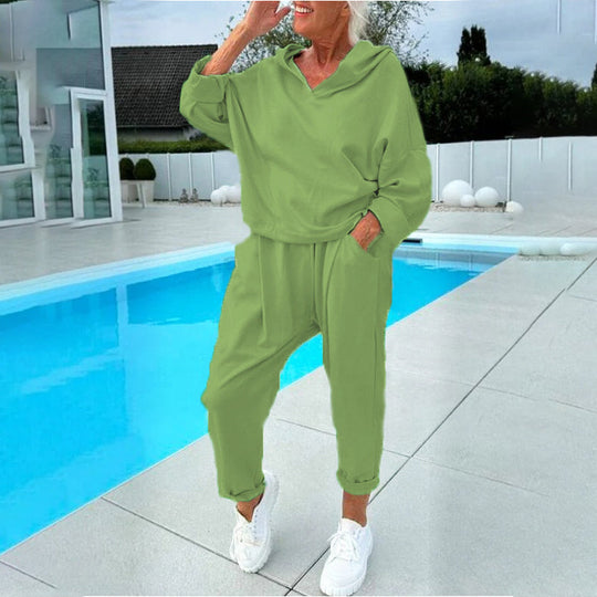 💖2026 Autumn’s Sale 70% OFF✨🍂Women's Hooded Sweatshirt & Lounge Pants Set