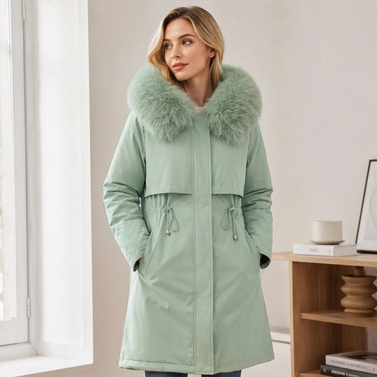 🧥 More Coverage, Easy Comfort | Women's Mid-Length Warm Jacket⚡Free shipping