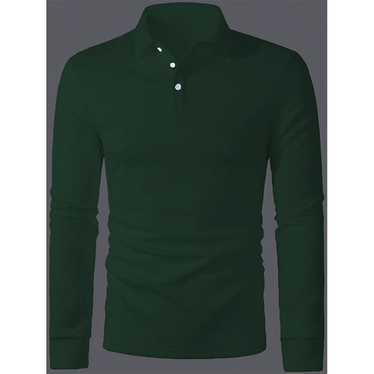 Men's Textured Long Sleeve Lightweight Sweatshirt
