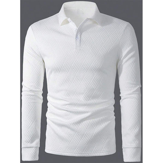 Men's Textured Long Sleeve Lightweight Sweatshirt