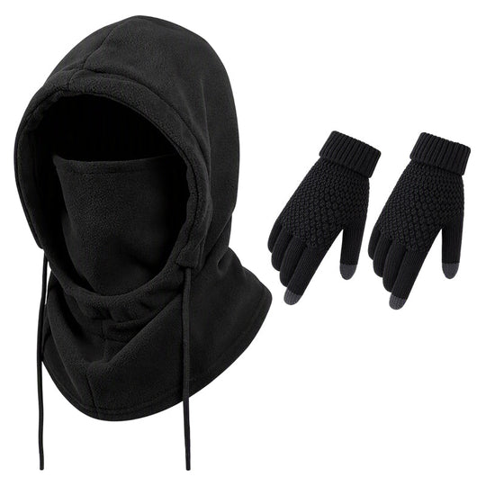 Balaclava Hood with Touchscreen Gloves & Socks Set