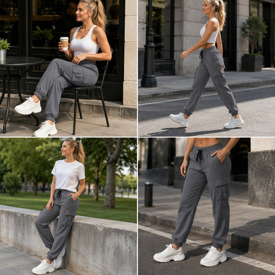 Women's Relaxed Cargo Joggers✨