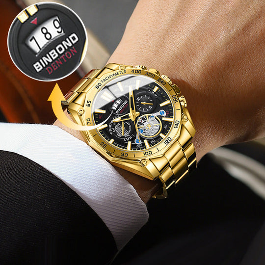 📢📢50% OFF !! ⏰Men's Stainless Steel Waterproof Luminous Watch⌚