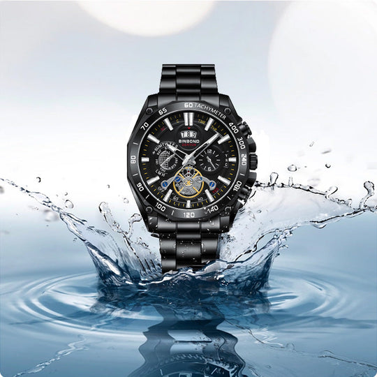 📢📢50% OFF !! ⏰Men's Stainless Steel Waterproof Luminous Watch⌚