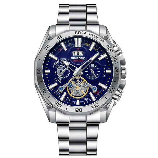 📢📢50% OFF !! ⏰Men's Stainless Steel Waterproof Luminous Watch⌚
